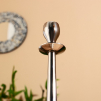 Подсвечник алюминий "Ампир" на 1 свечу 9,5х9,5х35 см Подсвечник алюминий "Ампир" на 1 свечу 9,5х9,5х35 см