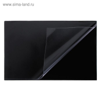 Накладка на стол офисная 45 &times; 65 см, Calligrata, с прозрачным карманом, чёрная