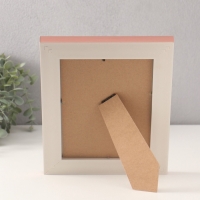 Фоторамка пластик 15х20 см "Романтизм" розовая 2,5х21,2х26,2 см