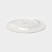 Тарелка Доляна &laquo;Романс&raquo;, d=26.6 см, костяной фарфор, белая