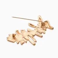 Брошь корейский стиль &laquo;Столоктиты&raquo;, цвет золото