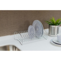 Сушилка для посуды Доляна, 28,5×20×10 см, хромированная Сушилка для посуды Доляна, 28,5×20×10 см, хромированная