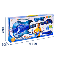 Игрушка музыкальная гитара &laquo;Играй и пой&raquo;, с микрофоном, звуковые эффекты, цвет синий