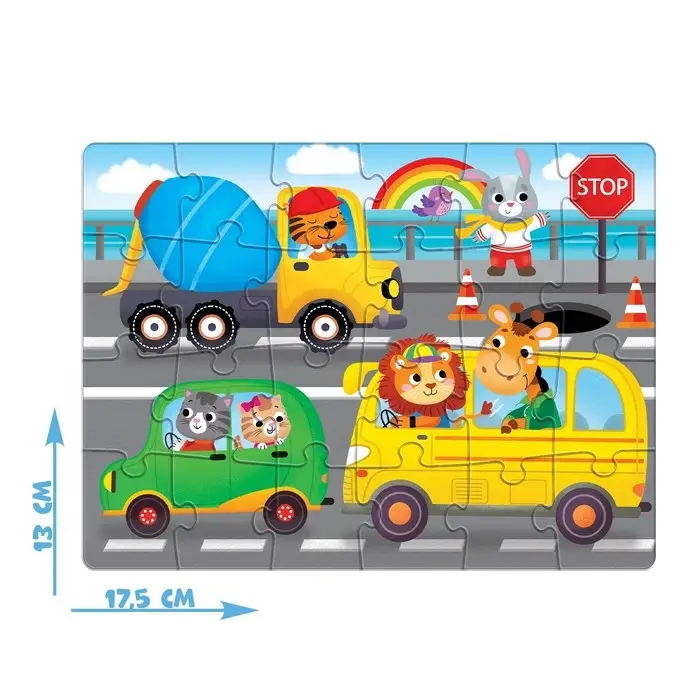 Пазл &laquo;В городе&raquo;, 24 элемента