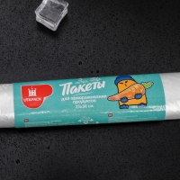 Пакеты для заморозки продуктов &laquo;Уфа ПаК&raquo;, 25&times;38 см, 30 шт, ПВД, толщина 20 мкм