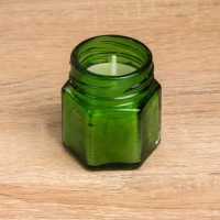 Свеча вотивная в стеклянной баночке, 100 г, сандаловое дерево Свеча вотивная в стеклянной баночке, 100 г, сандаловое дерево