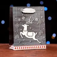 Пакет ламинированный &laquo;Белый олень&raquo; 11.5&times;14.5&times;6 см