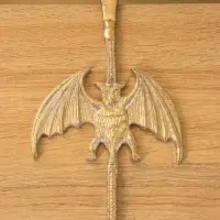 Крючок надверный &laquo;Летучая мышь&raquo;, 33&times;13&times;6 см, алюминий