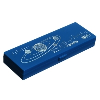 Пенал-футляр пластиковый 60 х 180 х 25 мм, Феникс "Космос" синий 62637 Пенал-футляр пластиковый 60 х 180 х 25 мм, Феникс "Космос" синий 62637