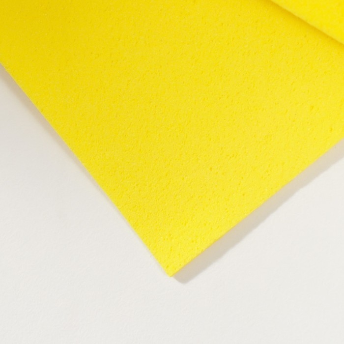 Фоамиран иранский, 0.8-1 мм, жёлтый/112, 60&times;70 см
