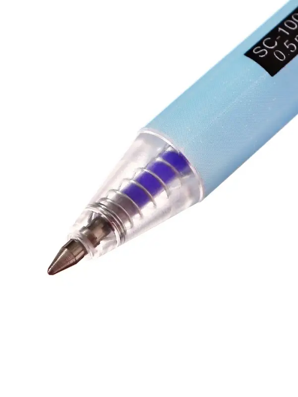 Ручка гелевая автомат СТИРАЕМЫЕ ЧЕРНИЛА, 0,5 мм, стержень синий, Чудик МИКС