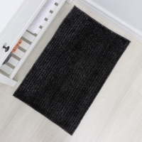 Коврик для дома LaDо́m, букли, плотность 1400 г, 50&times;80 см, цвет графитовый