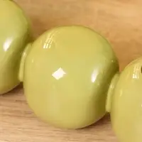 Подсвечник на 4 свечи &laquo;Бусы&raquo;, с 12 сферами, 20.5&times;20.5&times;5.5 см, оливковый