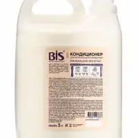 BIS Кондиционер для белья "Миндальное молочко", концентрированный, 5 л