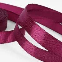 Лента атласная, 12 мм, 23&plusmn;1 м, баклажановая №252