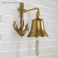 Рында &laquo;Якорь с канатом&raquo;, 28&times;24&times;18 см, алюминий