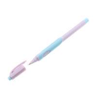 Ручка шариковая ErichKrause ErgoLine Stick&Grip Pastel, 0.5мм, первоклассника, блистер, синяя 108792