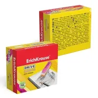 Ластик ErichKrause Drive (New), 57&times;15&times;13 мм, мягкий, гипоаллергенный, микс