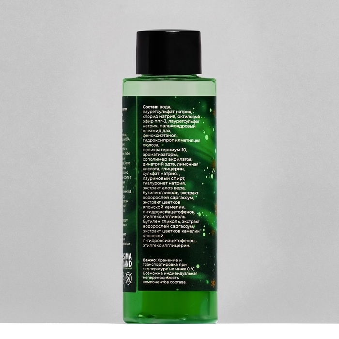 Новогодний подарочный набор косметики &laquo;Пряничный домик&raquo; для душа и ванны, зеленая серия