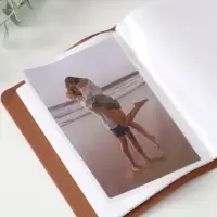 Фотоальбом из кожзама &ldquo; Счастливые моменты&rdquo; коричневый, 12,5 х 17 см