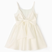 Платье для девочки, MINAKU :Party Dress, цвет молочный, рост 128 см Платье для девочки, MINAKU :Party Dress, цвет молочный, рост 128 см