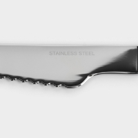 Вилка для стейка Hanna Kn&ouml;vell, 19.8 см, толщиа 2.5 мм, сталь, Aisi 430, серебристая