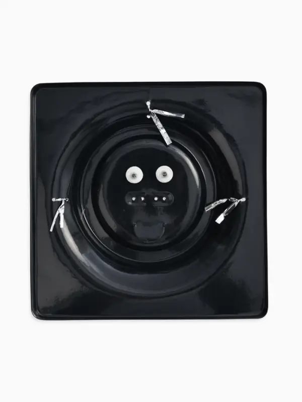 Набор 2 предмета: серьги, колье со стразами &laquo;Лёд. Клавиши&raquo;, d=13.5 см, белый в серебре