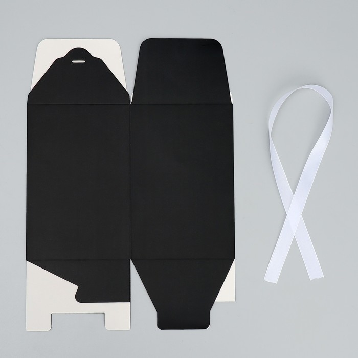 Коробка подарочная складная, упаковка, &laquo;Черная&raquo;, 12 х 18 х 12 см