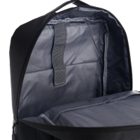 Рюкзак мужской на молнии, 4 наружных кармана, с USB, цвет чёрный