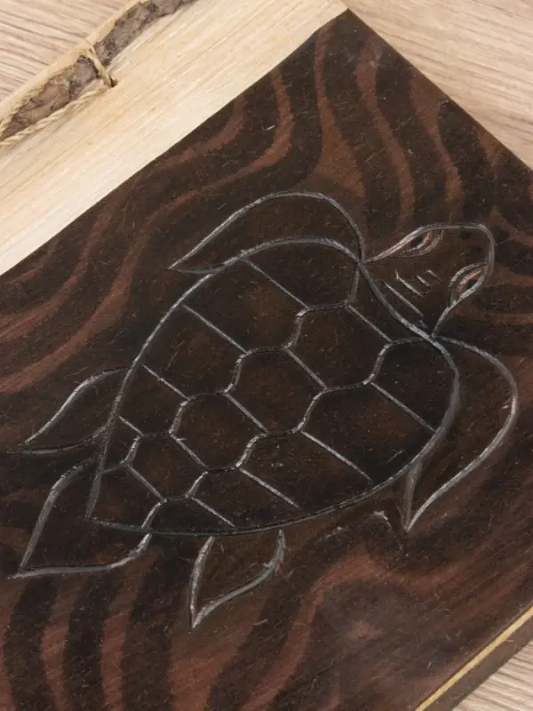 Фотоальбом "Черепаха" 10 листов, 19х19х2 см, цв. коричневый