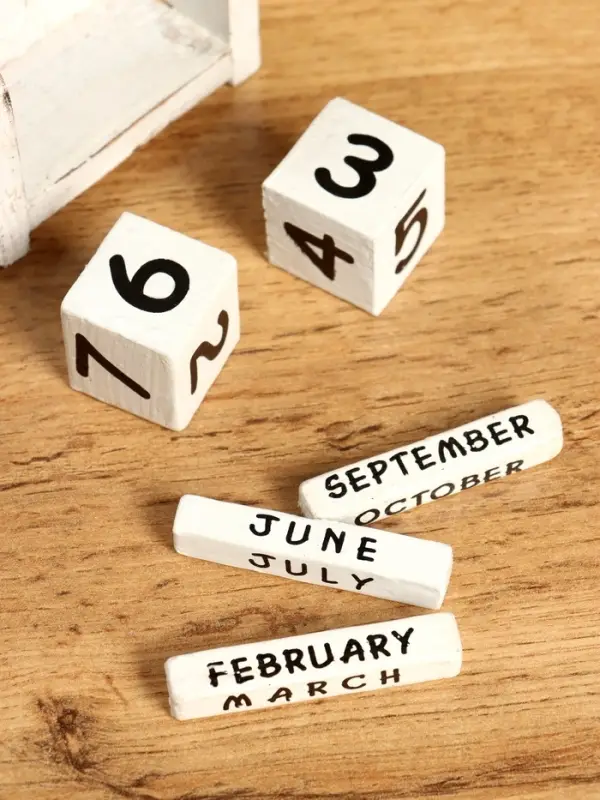 Календарь настольный &laquo;Ракушка&raquo;, 7&times;4&times;9 см, дерево, синий