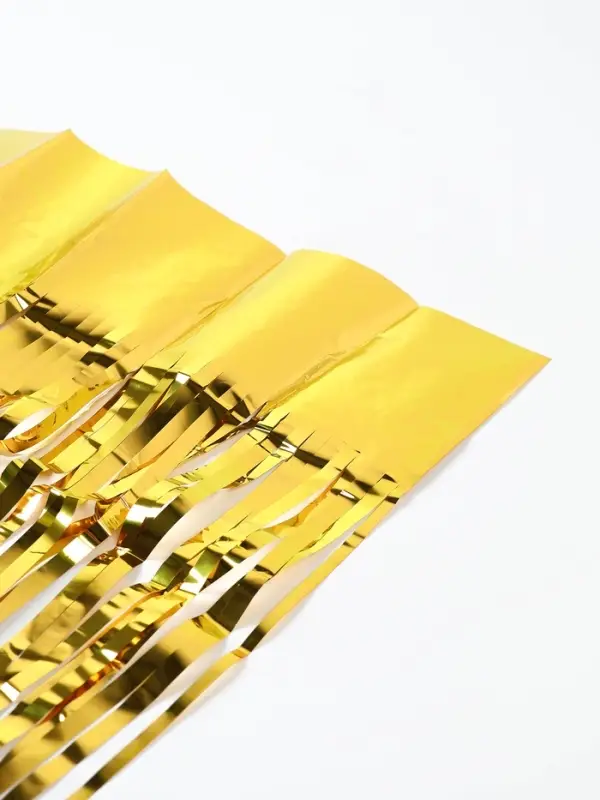 Занавес для фотозоны &laquo;Дождик&raquo; цвет золотой, 1*2 м