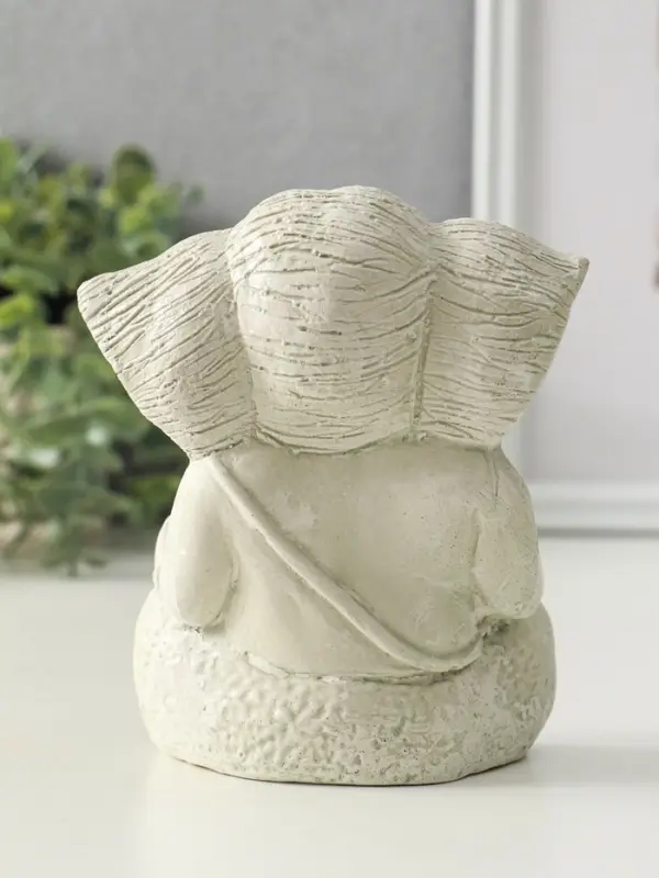 Фигура "Ганеша" размер 12х10 см,гипс, состаренный с росписью