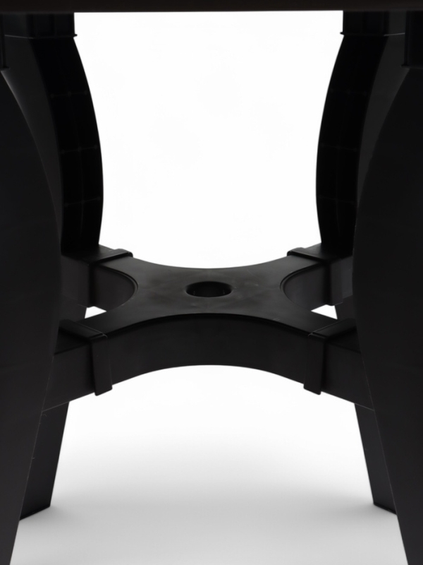 Стол квадратный "Атлант", 80 х 80 х 76,5 см, коричневый