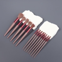 Кисти для макияжа, набор - 13 шт, 10 - 22 (&plusmn;1) см, цвет сиреневый