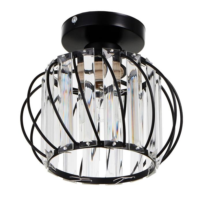 Светильник 1634/1 E27 40Вт черный 19х19х17 см Светильник 1634/1 E27 40Вт черный 19х19х17 см