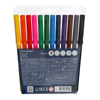 Фломастеры 12 цветов, ErichKrause, "Kids Space Animals" микс