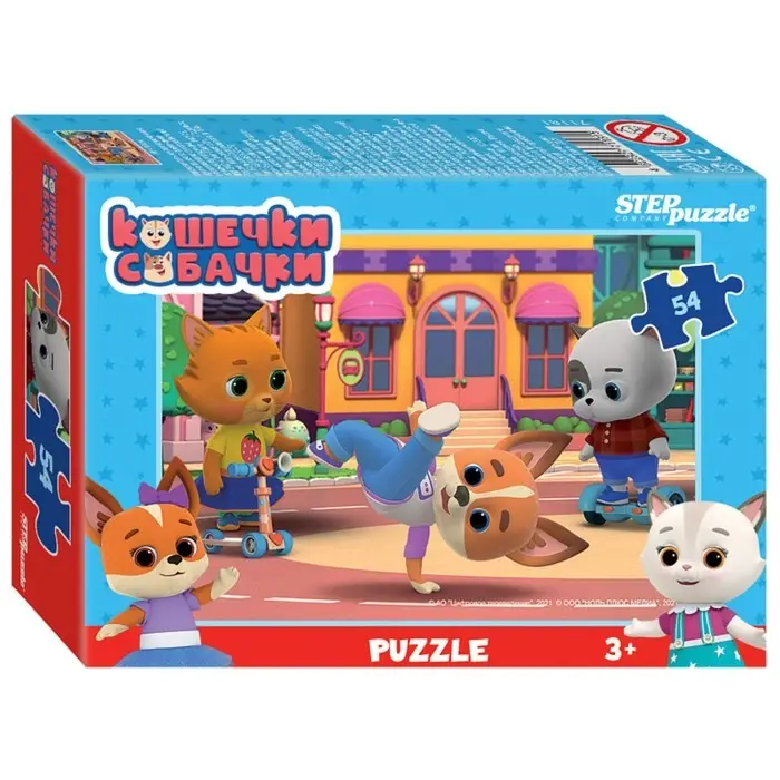 Пазл &laquo;Мультфильмы: Ми-ми-мишки. Сказочный патруль&raquo;, 54 элемента, МИКС