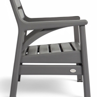 Набор садовой мебели "Евпатория" 4 предмета: 2 кресла, стол, диван 2-х местный, цвет серый