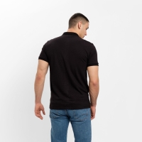 Футболка (поло) мужская MINAKU REGULAR FIT: цвет чёрный, р-р 54