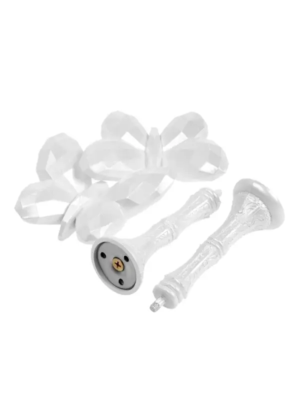 Крючок для штор CAPPIO KS037, цвет белый, 2 шт