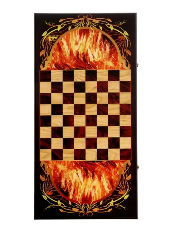 Нарды деревянные Огненная лошадь