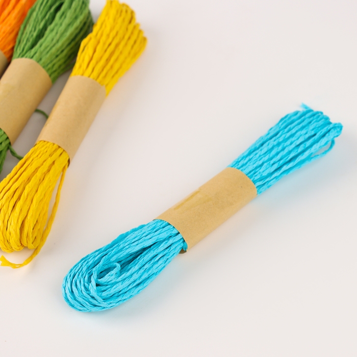 Рафия &laquo;Пальма&raquo;, длина 1шт. &mdash; 10 м., набор 6 шт., цвет МИКС