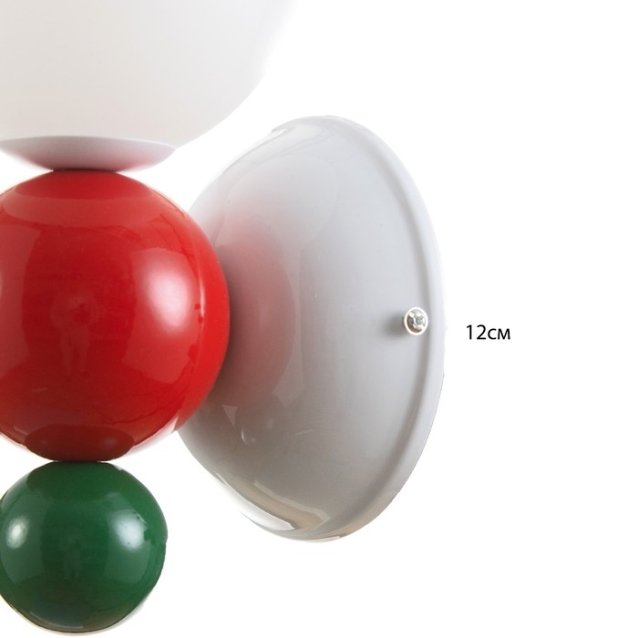 Светильник Светильник "Луиджи" LED 7Вт 3000-6000К белый-красный-зеленый 12х25 см