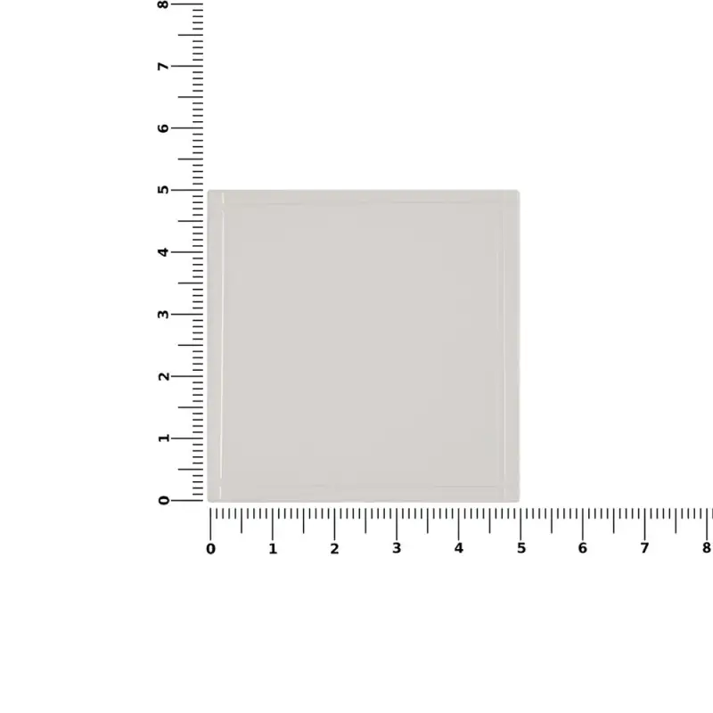 Лейбл из ПВХ Dzeta, L, прозрачный