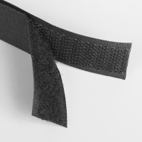 Липучка, 20 мм &times; 5 &plusmn; 1 м, цвет чёрный