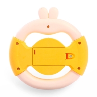 Музыкальный руль &laquo;Малыш зайчик&raquo;, звуковые и световые эффекты, жёлтый