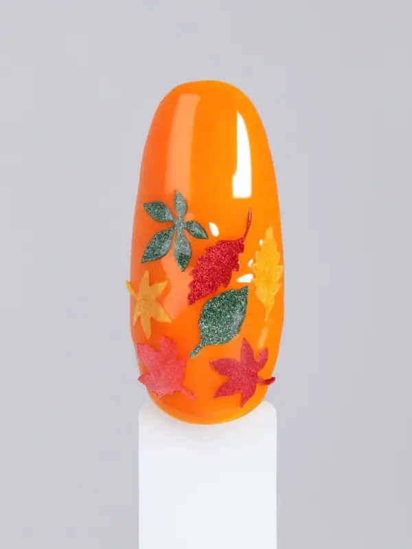 Фигурки для декора &laquo;Листья&raquo;, объёмные, разноцветные