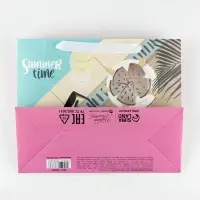 Пакет подарочный ламинированный с пластиковым окном, упаковка, &laquo;Летние истории&raquo;, 32.5 х 26.5 х 13.5 см