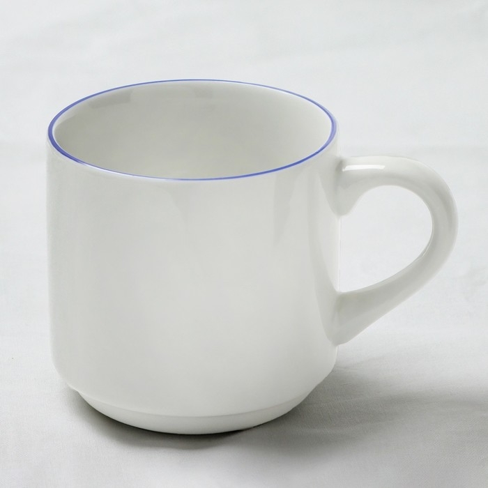 Кружка белая керамическая &laquo;Ласточка&raquo;, 300 мл